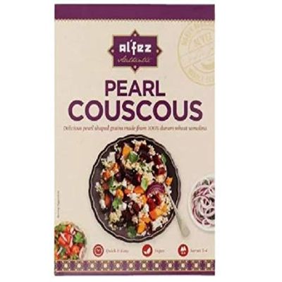 Al Fez Pearl Couscous 200g - Delicious pearl shaped grains made from 100% durum wheat semolina. Quick & Easy Vegetarian & Vegan
