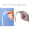 1 Set of 4 Colors Face Mask Holder Mask Extenders/Ear Savers Silicone Bands Anti-Tightening Strap for Masks to Prevent Ear Pain,Grips Extension Buckle Holder Hook Ear Strap,Adjustable Comfort Mask view 3