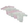 CS-103L-103L Girls Long Sleeve Printed Variety White & Pink - Large view 1