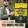 Viter Energy Extra Strength Caffeinated Mints 80mg Caffeine, B Vitamins, Sugar Free. (Peppermint, 8oz, Bulk Bag) view 4