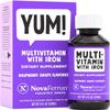 NovaFerrum Yum | Multivitamin with Iron for Infants, Toddlers & Kids | Immune Support | Ages 4 & Under | Gluten Free Certified | Sugar Free | Raspberry Grape | 120 Servings view 1