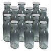 12 oz BBQ Sauce Bottle with Button Metal Lug Silver Lid (Pack of 12) view 1