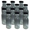 12 oz BBQ Sauce Bottle with Button Metal Lug Black Lid (Pack of 12) view 1