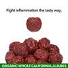 JUJUME | USDA Organic California Grown Jujubes Red Dates | Individually Sorted 3X for QA | High Grade Superfood | Healthy Dried Fruit | Certified All-Natural Non-GMO | 10-pack 6 oz. bags view 3