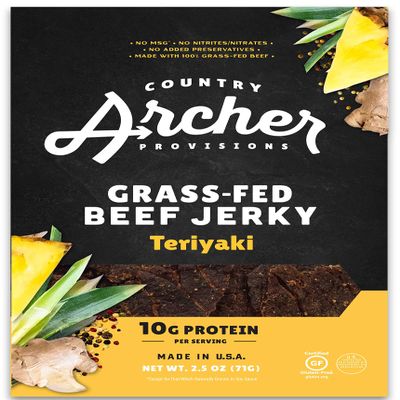 Country Archer Teriyaki Beef Jerky, 2.5 Ounce - 12 per pack