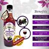 Dharma AVG Health Organics Jambola Indian BlackBerry Jamun Cider Vinegar with Mother, Raw, Unfiltered, Natural Detoxifier Improves Metabolism and Appetite 500 ml view 4