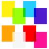 Outus 104 Pcs Cello Sheets Cellophane Colored Cellophane Sheets Translucent Plastic Wraps for DIY Crafts Project,Lights,Art,Window Decoration (6 x 8 Inch) view 3