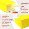 AZOWA Gift Bags Small Kraft Paper Bags with Handles (6 x 4.7 x 2.4 in, Yellow Color, 50 Pcs) view 4