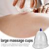 Healifty Cupping Massage Silicone Cupping Body Massage Cups Traditional Suction Cups for Back Neck Body view 2