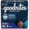 Goodnites Boys' Nighttime Bedwetting Underwear, Size Extra Large (95-120 lbs), 9 Ct, Packaging May Vary view 1