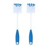PHYEX 2 Pack Long Handle Bottle Scrubbing Brushes, Water Bottle Cleaner for Washing Glasswares, Wine Decanter, Hydro Flask Tumbler, Sinks, Food Jars view 1
