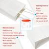AZOWA Gift Bags Small Kraft Paper Bags with Handles (6 x 4.7 x 2.4 in, White Color, 50 Pcs) view 4