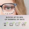 3 Pack Blue Light Blocking Glasses for Women or Men, Anti Eyestrain Dry Eyes, Headaches and Blurry Vision, Instantly Blocks Glare from Computers and Phone Screens (Black White+Slateblue+Tortoise) view 3