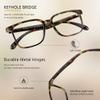 3 Pack Blue Light Blocking Glasses for Women or Men, Anti Eyestrain Dry Eyes, Headaches and Blurry Vision, Instantly Blocks Glare from Computers and Phone Screens (Champagne+Slateblue+Tortoise) view 2