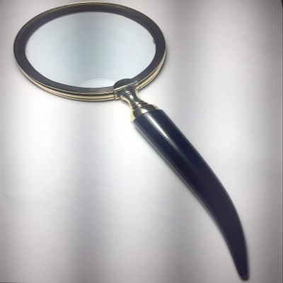 10 inch Brass & Glass Magnifier Materials Brass Glass & Plastic Handle