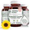 Natural Nutra Sunflower Lecithin 2000 mg Supplement, Supports Breastfeeding Moms with Plugged Milk Duct Relief, Liver & Brain Health Booster, Soy Free, Non-GMO, Gluten-Free, 120 Softgels (2 Pack) view 1