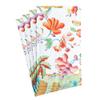 Caspari Summer Palace Disposable Paper Bathroom Guest Towel Napkins in Celadon - 15 Per Package view 1