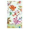 Caspari Summer Palace Disposable Paper Bathroom Guest Towel Napkins in Celadon - 15 Per Package view 2