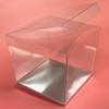 Durapak Supplies 24 PCS 5 x 5 x 7 w/Silver Card Bottom, Clear Plastic PVC Boxes for Party Favor Wedding Favor, retail products packaging and display view 2
