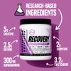 Outwork Nutrition Post Workout Recovery Powder - Creatine Monohydrate, KSM-66 Ashwagandha & Tart Cherry - Speeds Recovery, Eases Soreness - Creatine Powder for Men & Women, Gummy Bear Burst, 230 Gr view 3