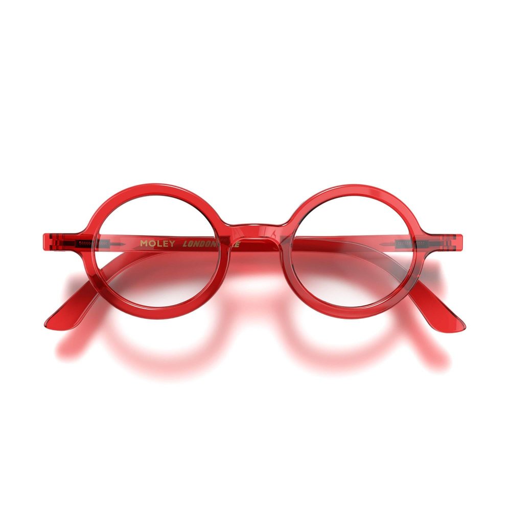 LONDON MOLE Moley reading glasses | Cool round shaped readers | Mens Womens Unisex | Spring hinges
