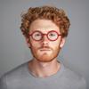 LONDON MOLE Moley reading glasses | Cool round shaped readers | Mens Womens Unisex | Spring hinges view 4