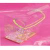Durapak Supplies 24 PCS 5.5(W) x4(D) x7.5(H) Rope Handle w/Golden Card Bottom, Clear Plastic PVC Boxes for Party Favor Wedding Favor, retail products packaging and display view 3
