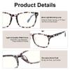 AZorb 2Pack Blue Light Blocking Glasses for Kids TR90 Unbreakable Computer Screen Glasses for Boys & Girls-2 Pack(Green+ Leopard) view 4
