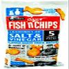 Burtons Fish 'N' Chips Salt Vinegar Flavour Baked Snack Biscuits (15 packs x 25g) view 2