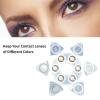 Contact Lens Case  Premium Portable Storage Box for Eye Contacts  Ultimate Contact Case for Three Pairs  Durable and Resilient  Versatile and Compact  Perfect Fit in Your Travel Kit view 2