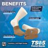 OrthoSleeve Turf Toe Brace TT3 specifically designed to treat and prevent Hallux Limitis and relieve pain from big toe fractures (L/XL Right Foot) view 4