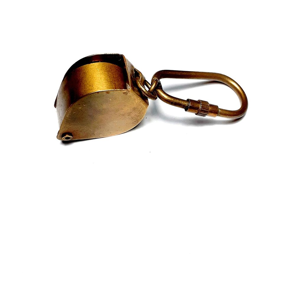 Ganga Nautical New Condition Small Magnifier Solid Brass Glass Golden