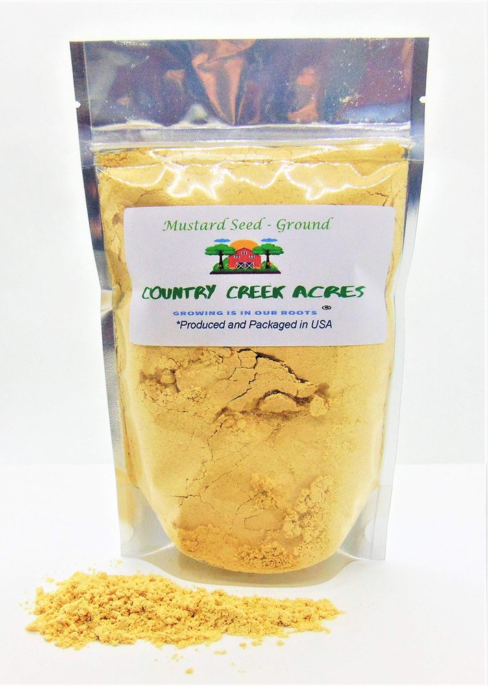 16 oz Ground Mustard Seed Powder- A versatile ingredient, which can be added to almost any food. - Country Creek LLC