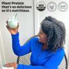 KOS Plant Based Protein Powder, Blueberry Muffin - Organic Pea Protein Superfood with Spirulina and Immune Support Blend. Soy, Gluten, Dairy Free - Vegan Meal Replacement for Women & Men - 15 Servings view 2
