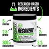 Outwork Nutrition Post Workout Recovery Powder - Creatine Monohydrate, KSM-66 Ashwagandha & Tart Cherry - Speeds Recovery, Eases Soreness - Creatine Powder for Men & Women, Green Apple, 240 Gr view 3