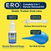 E-R-O Earwax Removal Kit for Complete Ear Care, with Carbamide Peroxide Earwax Removal Drops (0.5 fl oz), Ear Bulb Syringe and Ear Wax Removal Tool with Safety Shield view 2