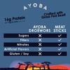 Ayoba Traditional Droewors Grass Fed Beef Paleo Sticks (2 Ounce, Pack of 3) - Keto Friendly, Air-Dried Beef Protein Snacks - Low Carb, Gluten Free, Nitrate Free, No Sugar, Meat Snacks view 4