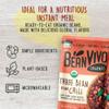 BeanVIVO (Pack of 6) Organics 16g Plant based Protein Three Bean Vegan Chili - Good Source of Fiber - Nutritious & Microwave Meal - Gluten-Free Plant Food - 10 OZ view 3