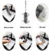 5-in-1 Microfiber Duster with Extension Pole (30-100") Kit for High Ceiling, Fan, Cobweb, Blind & Furniture, Bendable Washable Heads, Reusable Dusters for Cleaning view 2