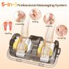 TISSCARE Shiatsu Foot Massager with Heat: FSA Eligible HSA Foot Massager for Neuropathy, Plantar Fasciitis and Pain Relief-Massage Feet/Leg/Calf/Ankle at Home/Office, Gifts for Women and Men(Gray) view 2