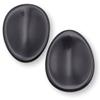 NatureWonders 2 Black Obsidian Worry Stones, Thumb Stones, Chakra Stones, Healing Crystals, Powerful & Popular, All Natural, Finished with Beeswax, Meditation, Energy Healing, Reiki