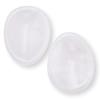 NatureWonders 2 Clear Quartz Worry Stones, Thumb Stones, Chakra Stones, Healing Crystals, Powerful & Popular, All Natural, Finished with Beeswax, Meditation, Energy Healing, Reiki