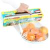 ECOOPTS Cling Wrap Plastic Food Wrap with Slide Cutter and BPA Free Plastic Wrap 12IN1000FT view 1