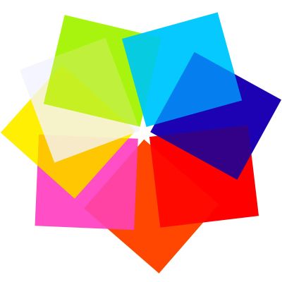 Outus 104 Pcs Colored Cellophane Sheets for Crafts, Cellophane Wrap Paper Color Cello Sheets for Gel Light Filter DIY Arts Crafts Decoration (Multicolor, 6 x 6 Inch)