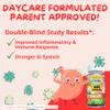 Clear Buddy Probiotics for Kids Ages 2-6 | Daycare Clinically Proven | USDA Organic Gummies 2.5B CFU | Immune Support & Digestive Health | DE111 Vegan Probiotic | Strawberry | 30 Day Supply view 2
