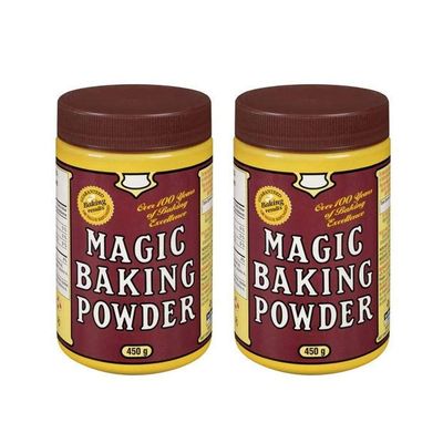 Magic Baking Powder 450g/15.9oz, 2-Pack (Imported from Canada)