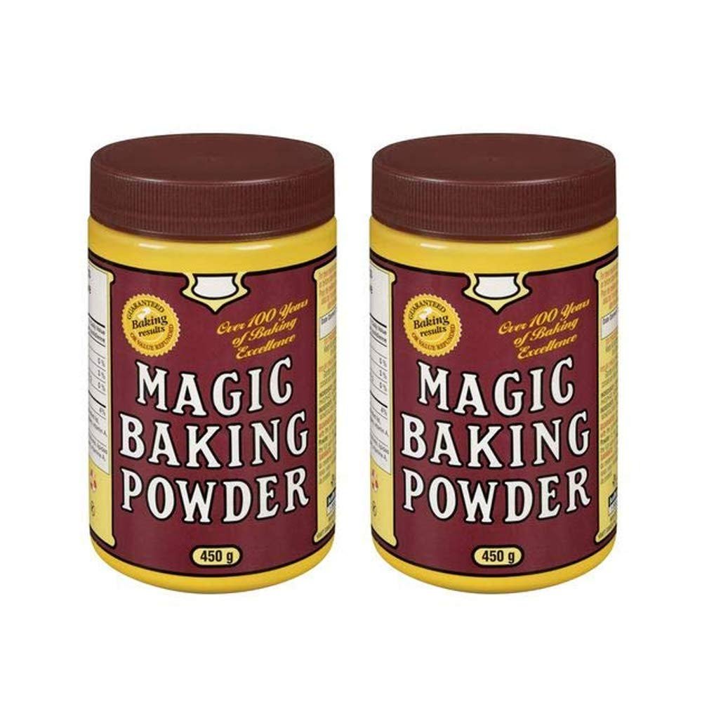 Magic Baking Powder 450g/15.9oz, 2-Pack (Imported from Canada)