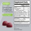 Viteey Multivitamin Gummies 8 in 1 Immune Support Supplement with Probiotics - Immune Boosters for Adults & Teens - Vegetarian, Gelatin Free, GMO Free - Chewable Berry Flavored Pectin Immune Defense view 4