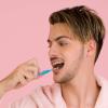 40pcs Dental Toothpick Brushes 1.0mm Blue Floss Pick Brush Interdental Brush Flossing Head Oral Brush Flosser Toothpick Cleaning Tools Oral Care Floss interdental Cleaners Pick interdental toothpicks view 2