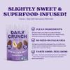 Daily Crunch Sprouted Almonds and Dehydrated nuts for a Unique Crunch, Keto Friendly, Non-GMO Zero Seed Oils, Gluten Free 4oz (6 Pack, Cocoa & Sea Salt) view 3